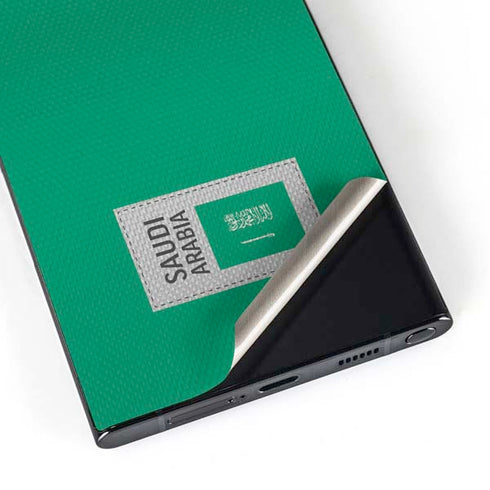 Saudi Arabia Soccer Flag Galaxy S25 Ultra Skin